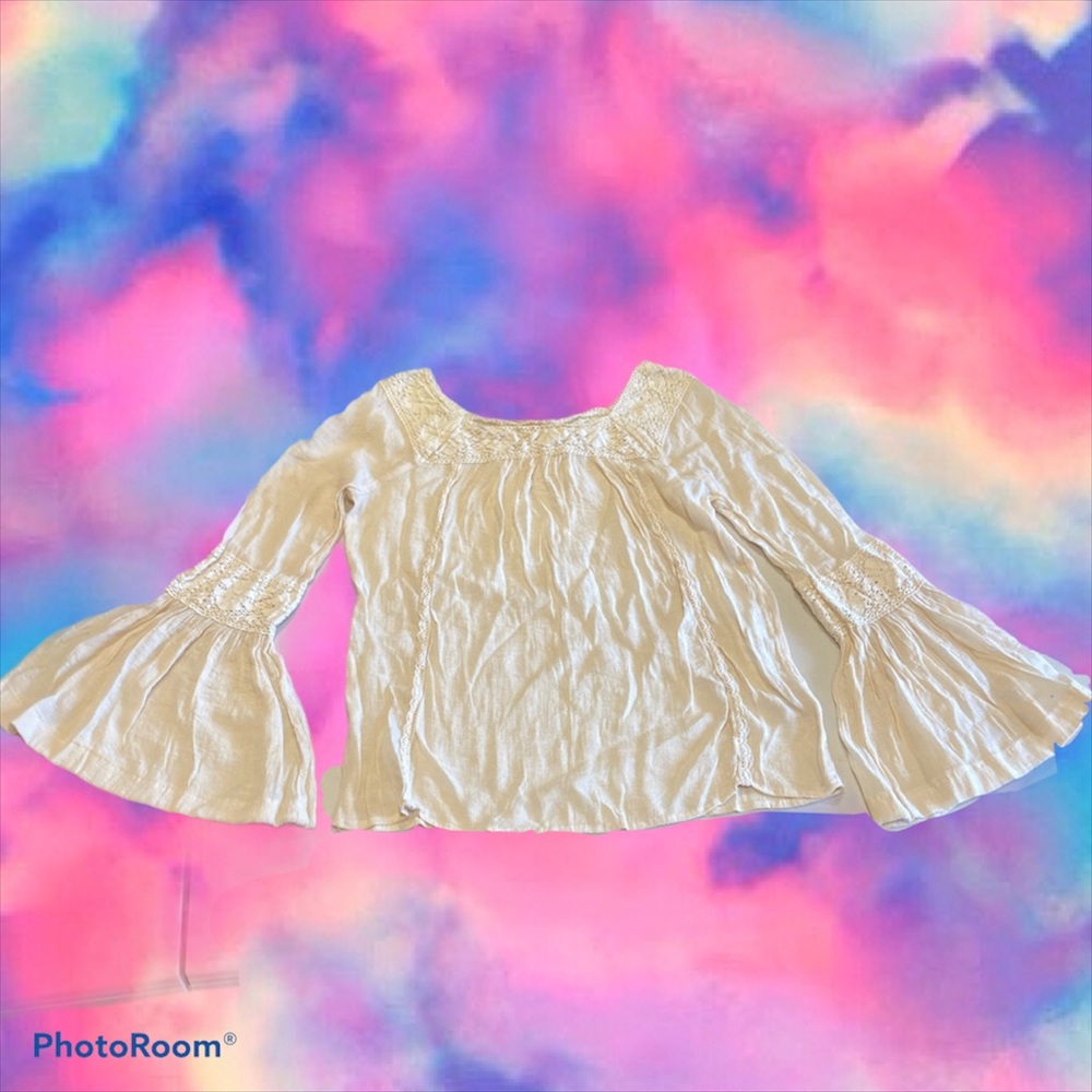 Creamy Dreamy Peasant Top